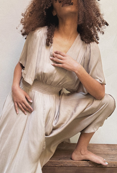 Edith Asymmetrical Maxi Dress