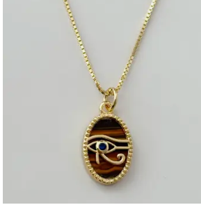 Juno Necklace Abalone Gold Vermeil