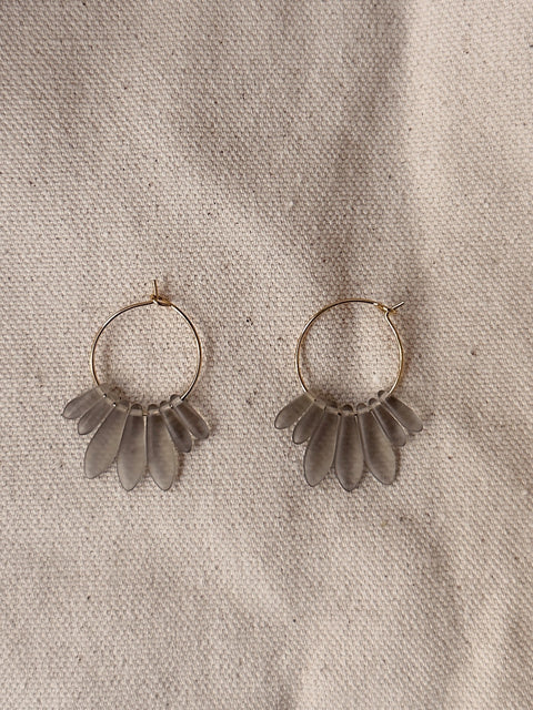 Matte Glass Earrings