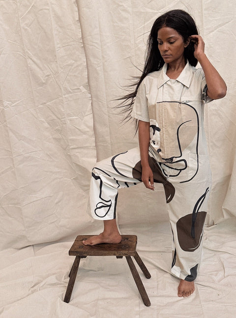 Abstract Jumpsuit