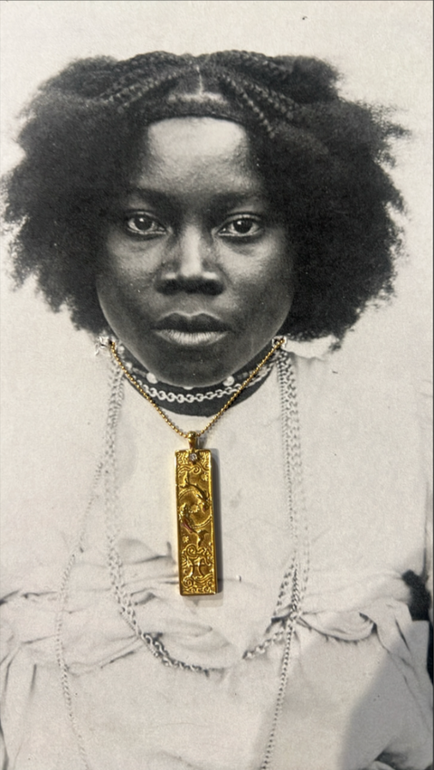 Tarot Zodiac Necklace CZ Gold 18K