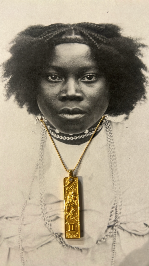 Tarot Zodiac Necklace CZ Gold 18K