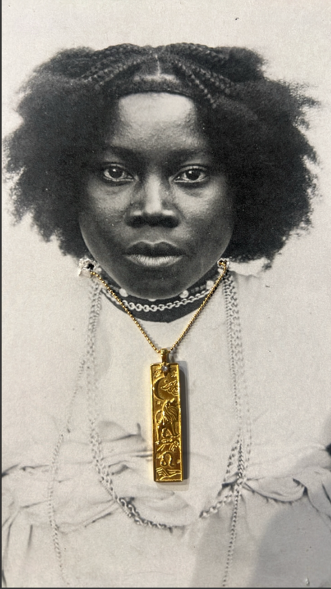 Tarot Zodiac Necklace CZ Gold 18K