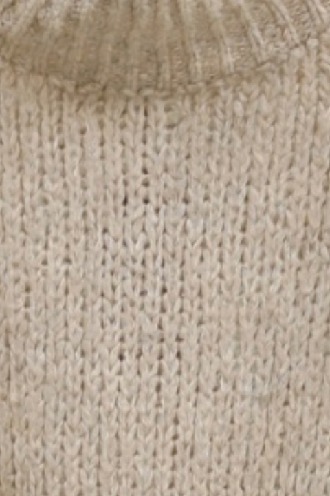 Malika Wool Turtleneck Sweater - OSFM