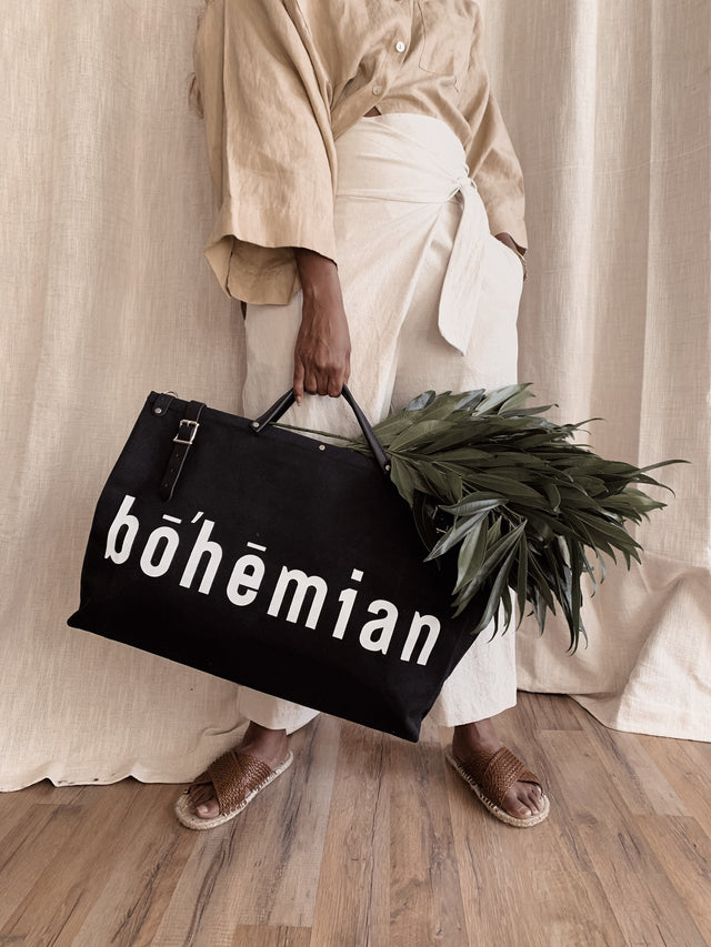 The Bohemian Travel Bag - Noire