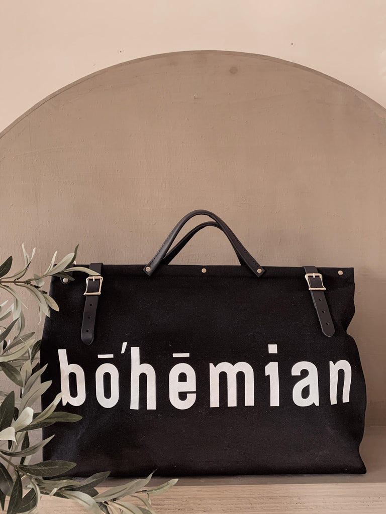 The Bohemian Travel Bag - Noire